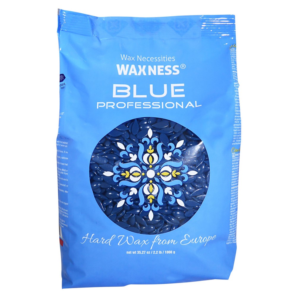 WaxUSA Blue High Volume Hard Wax Beads 800 g | 1.76 lb - Pack of 2 (3.52 lb)