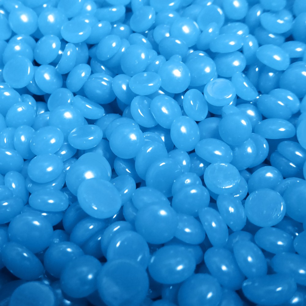 Waxness Spa Choice No Rosin Blue Gel Hard Wax Beads with Marine Salts 2.2  lb / 1 kg