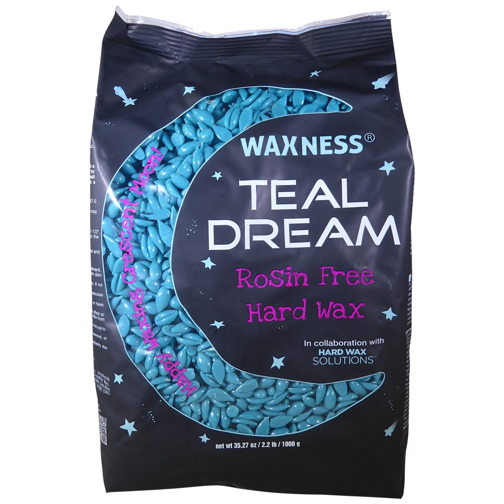 Teal Dream Rosin Free Sparkly Hard Wax 2.2 lb / 1 kg