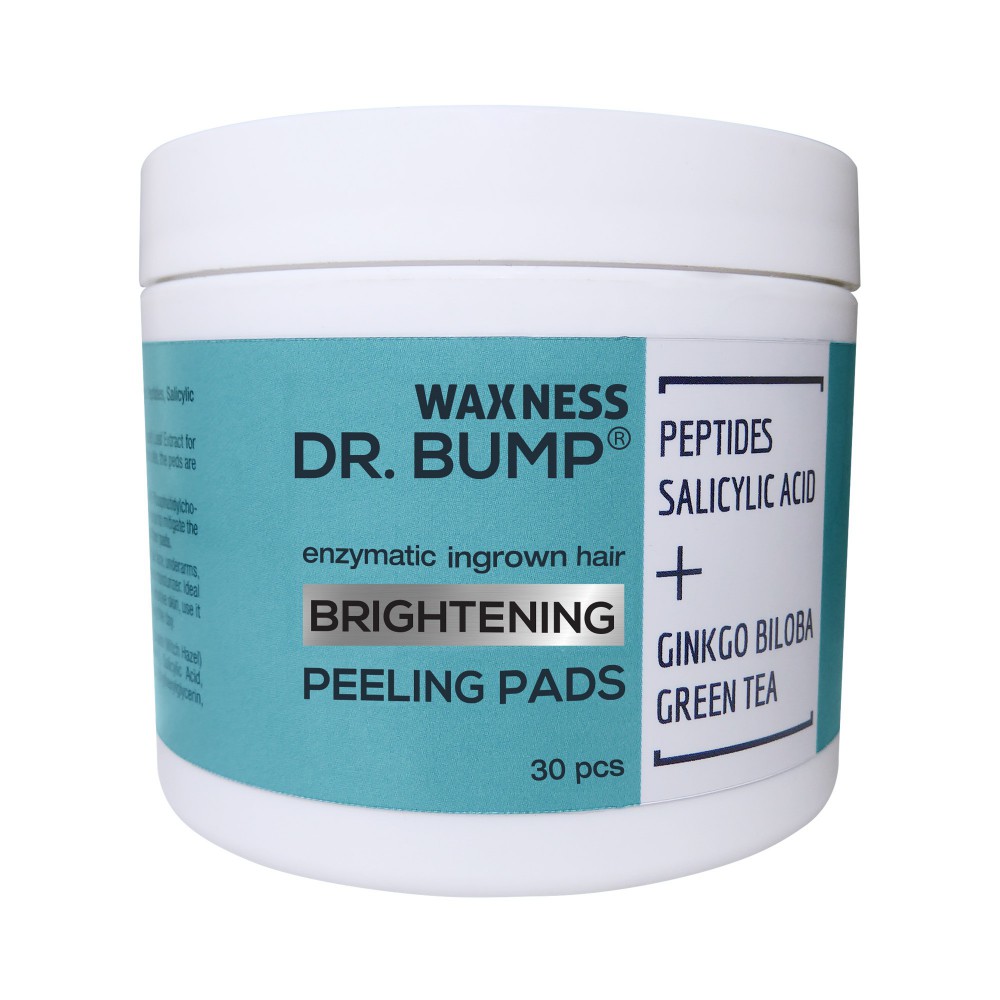 Dr. Bump Enzymatic Ingrown Hair Pads 2 Steps - Peeling & Brightening 30 pcs