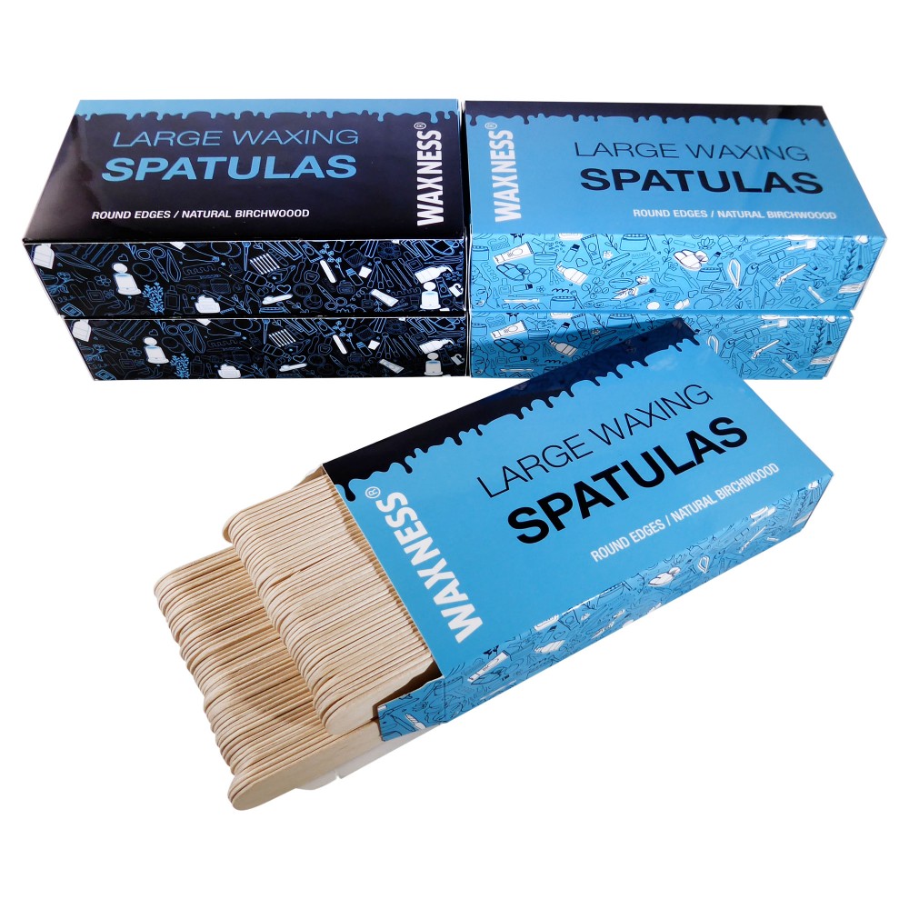 2 Pcs Silicone Wax Spatula Waxing Stick Applicator Spatulas Body